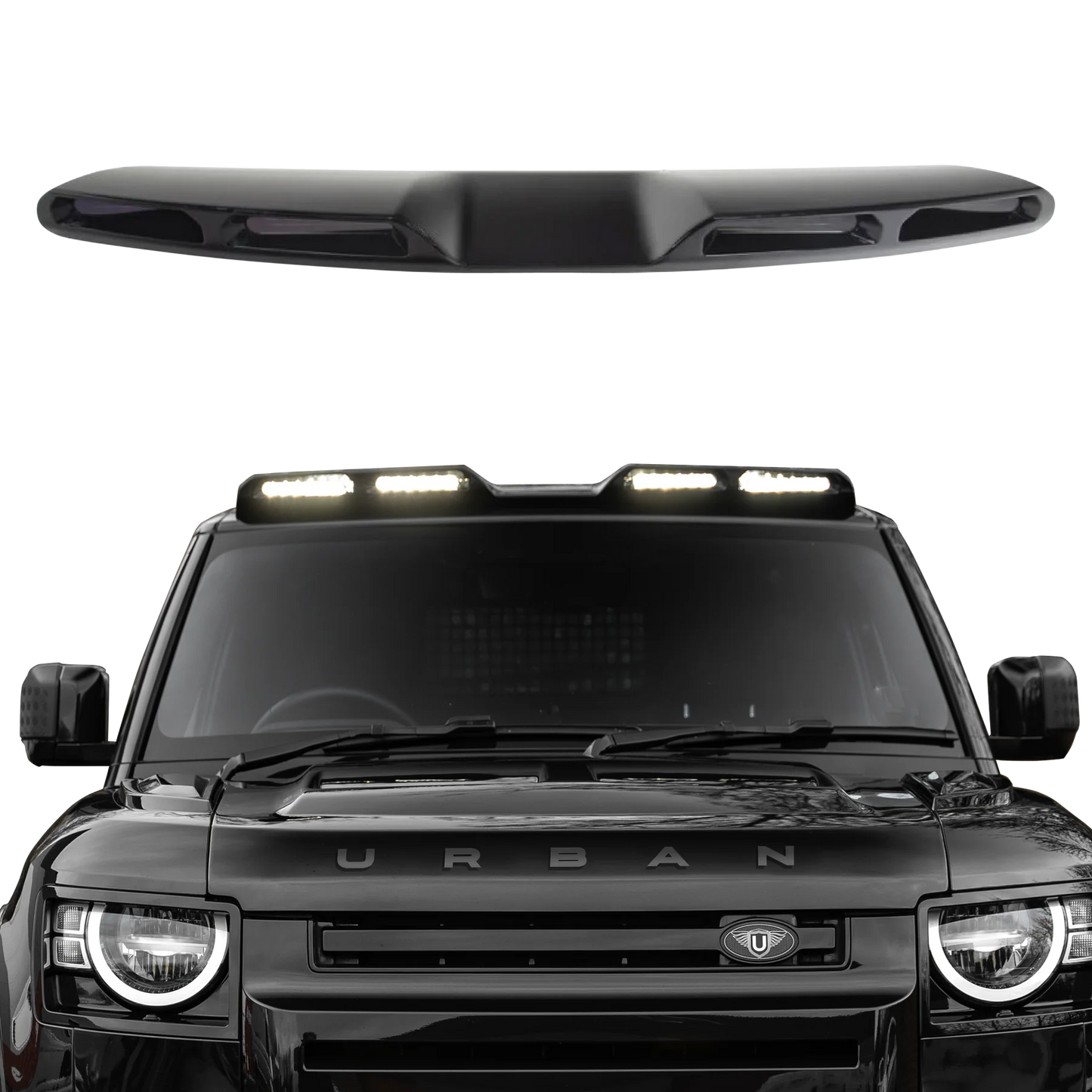 Defender Widetrack Carbon Fiber Quad Pod Lazer Lightbar