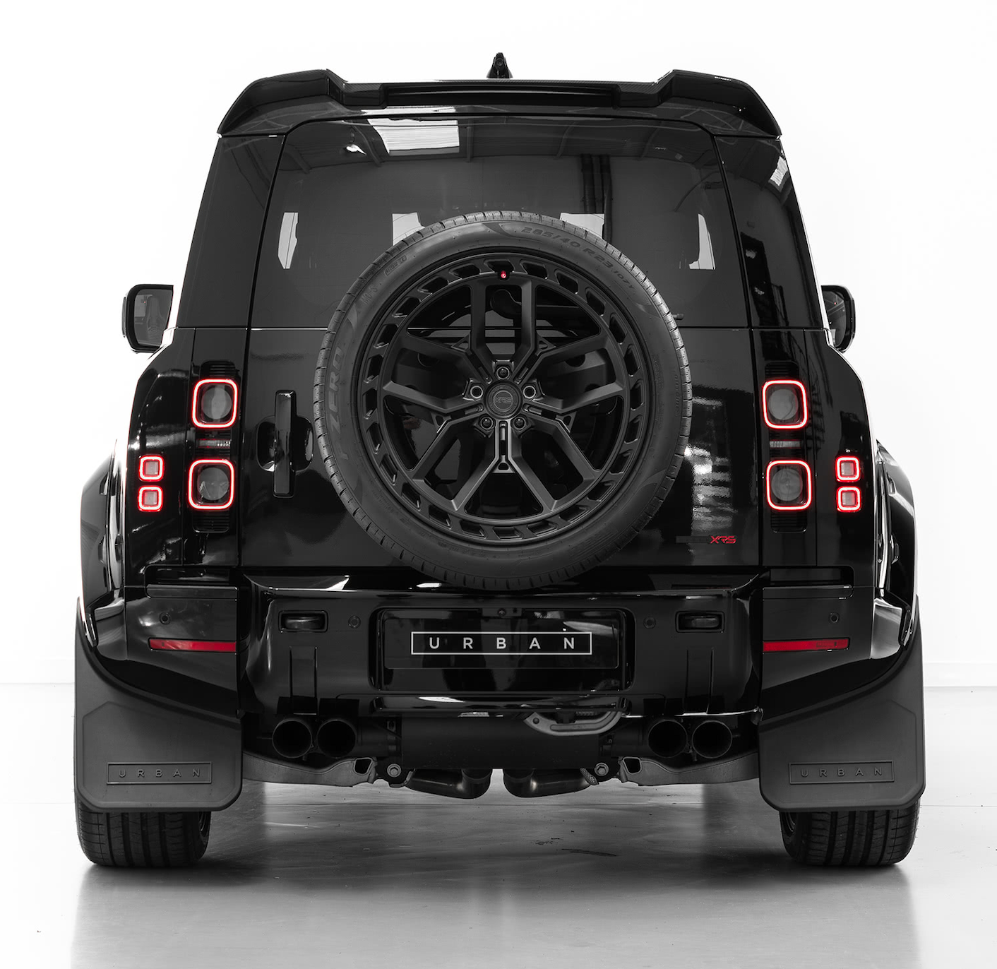Defender Widetrack Branded Aero Mudflaps