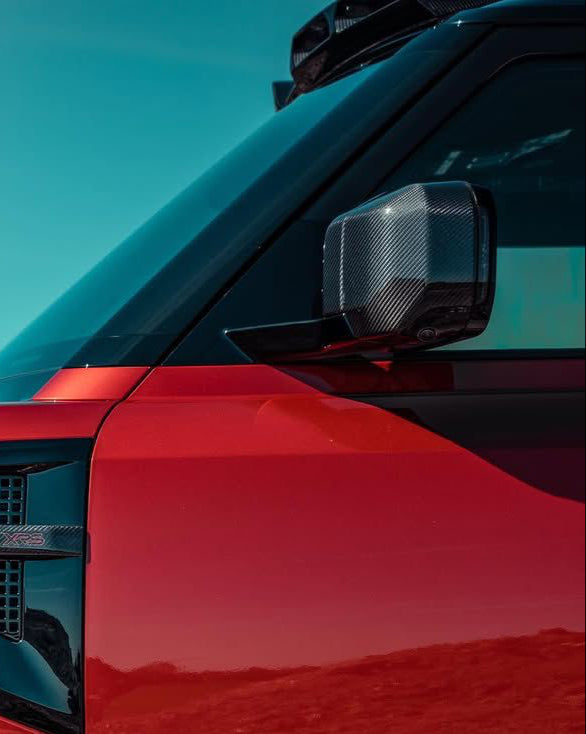 Defender XRS Visual Carbon Fiber Wing Mirror Covers