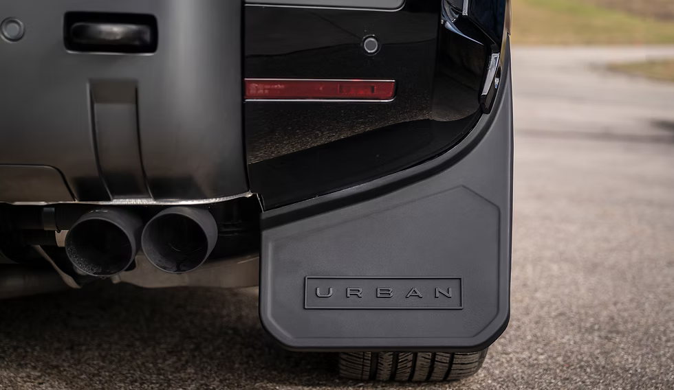 Defender Widetrack Branded Aero Mudflaps