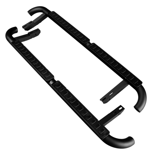 Grenadier Black Shadow Single Tube Side Steps - Black