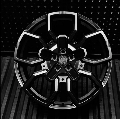 22" WX5 - 5x120 - ET25 - Satin Black - Rear (L663)