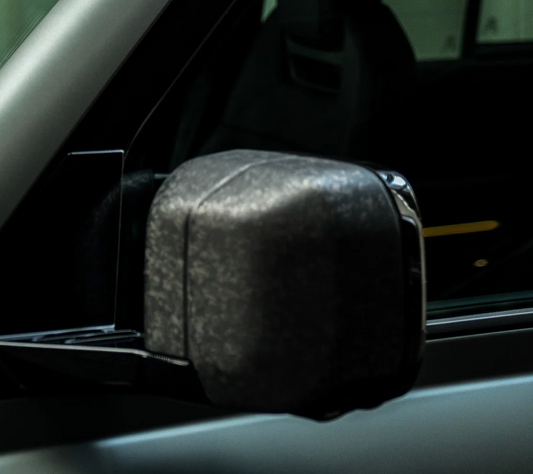 Defender Octa Visual Chopped Forged Carbon Mirror Covers