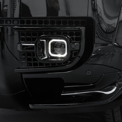 Defender Widetrack Powercube DRL Front Bumper Intakes