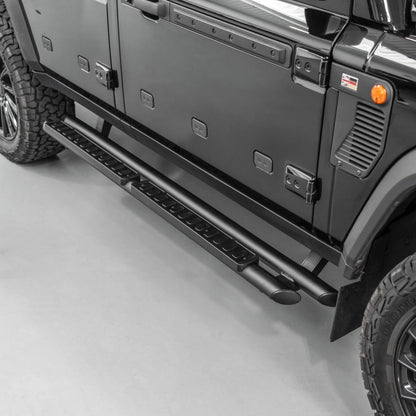 Grenadier Black Shadow Twin Tube Side Steps - Black